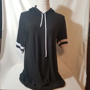 Comfy Hooded Tunic Shirt or Beach Coverup